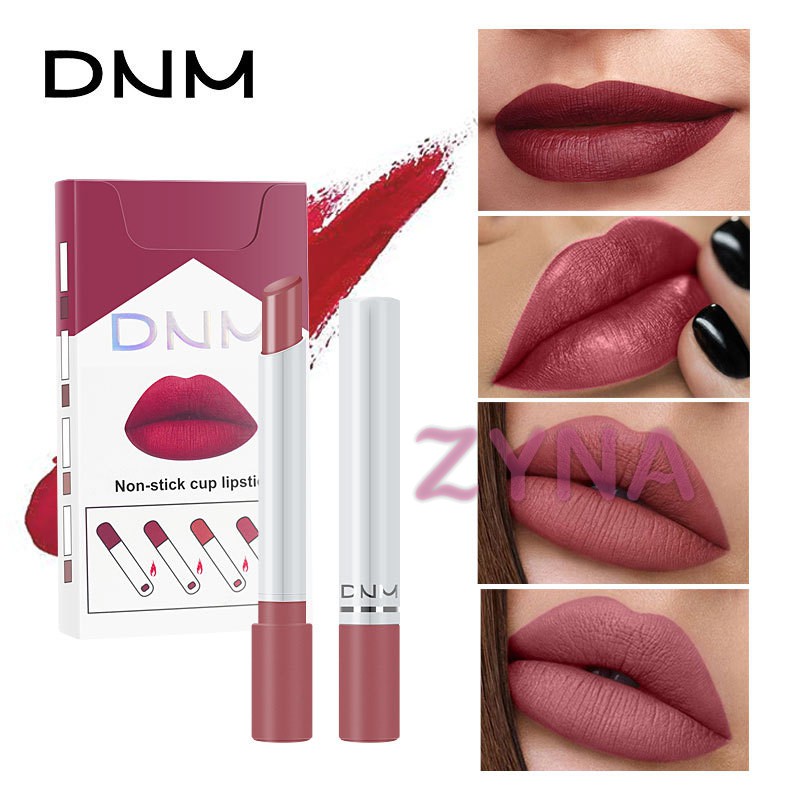 VN (Hàng Mới Về) Set 4 Son Lì Chống Nước Lâu Phai Nhiều Màu Sắc Thời Trang