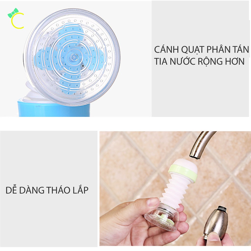 Đầu tăng áp cho vòi rửa chén bát xoay 360 độ - Cami - CMPK145