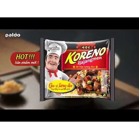 Mì Xào Cay, Mì ăn liền Volcano Koreno Paldo Gói Lớn 118g, 74gr.