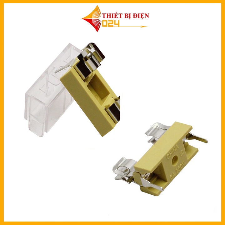 Đế Cầu Chì 5x20 - Có Nắp