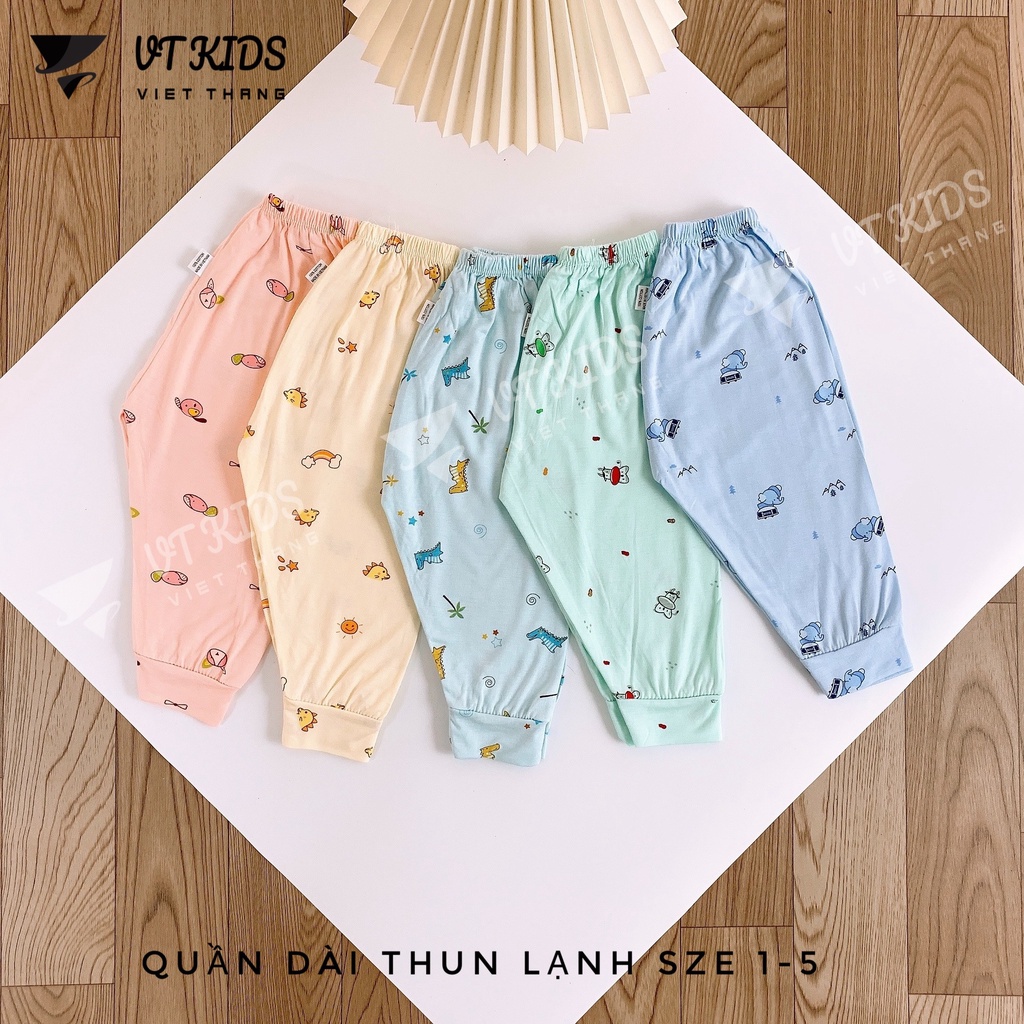 Combo 5 Quần Dài Thun Lạnh cho bé trai, bé gái từ 5-15kg. #Baby Sóc