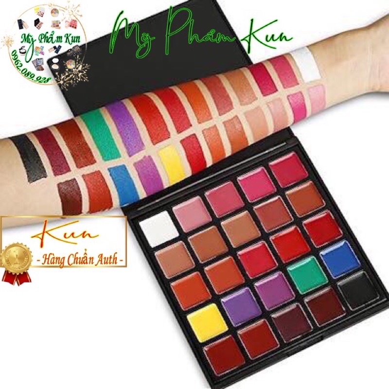 bảng son đen mix