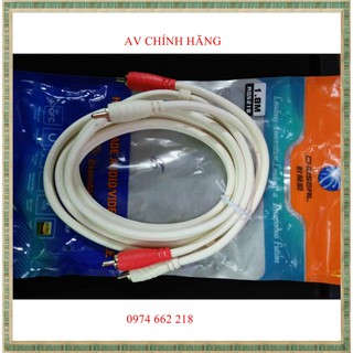 DÂY AV 4 ĐẦU HOA SEN LOẠI TỐT 0.8M ĐẾN 5M, dây av 2 ra 2 cao cấp, dây av đẹp bền