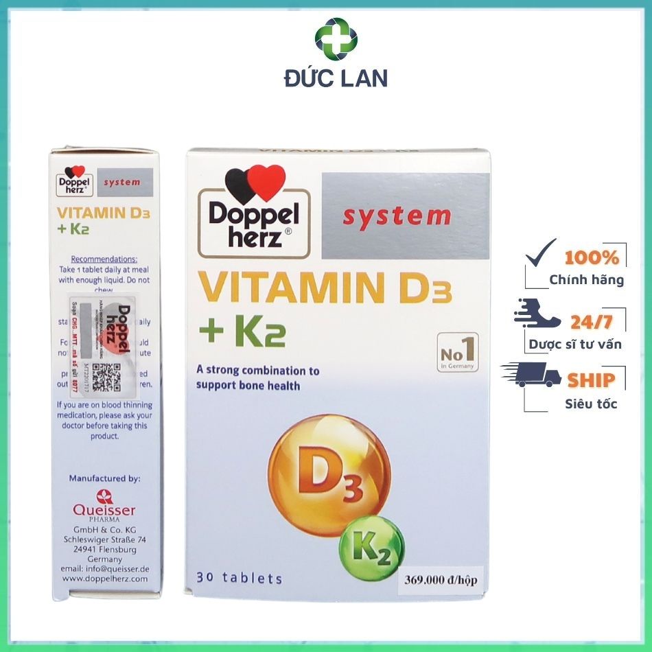 Vitamin d3 k2 duc, Giá cập nhật 3 giờ trước