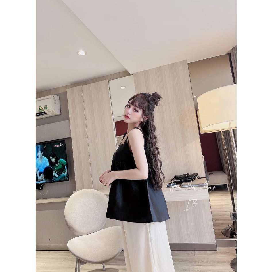 Set áo 2 dây mix quần lụa siêu hot