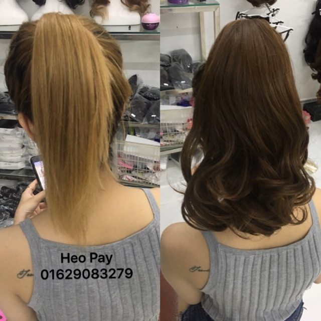 Ngoăm xoăn phồng ngắn - Hình thật tại shop
