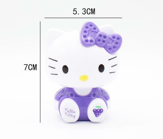 Topper trang trí bánh hình Hello Kitty