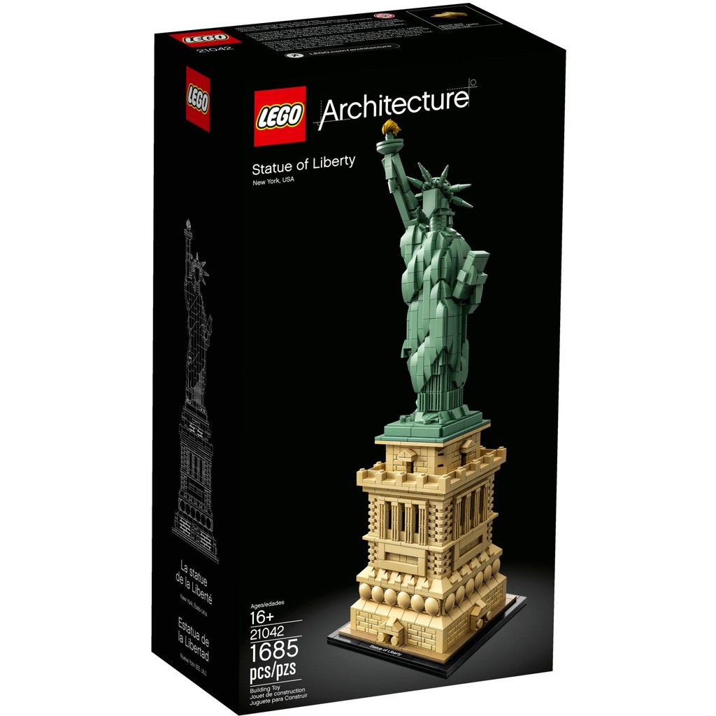 21042 LEGO Architecture Statue of Liberty - Kiến trúc Nữ thần Tự do.