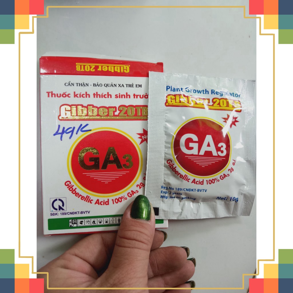 Gibber 20T - GA3 - kích sinh trưởng cây trồng