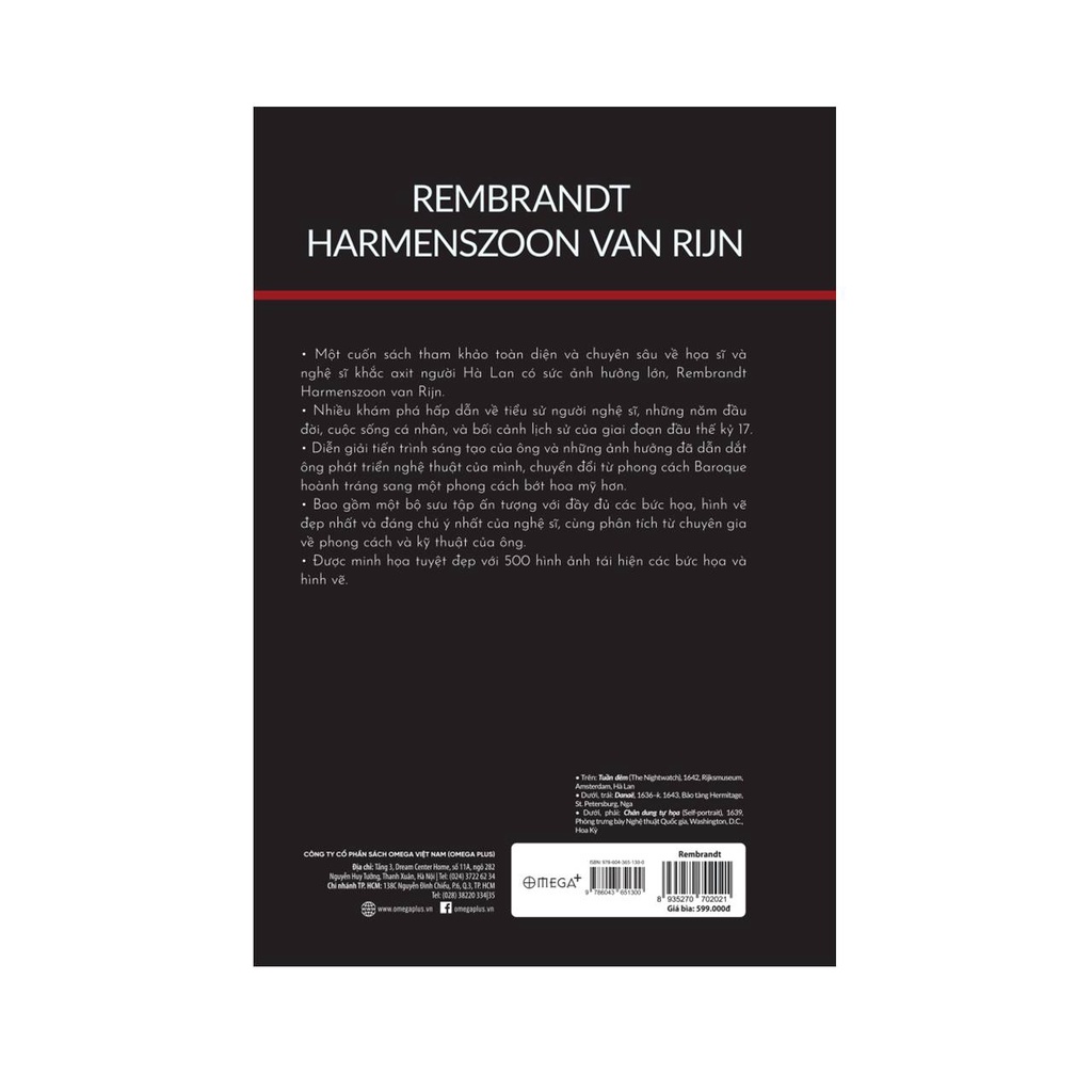 Sách - Rembrandt: Cuộc Đời Và Tác Phẩm Qua 500 Hình Ảnh