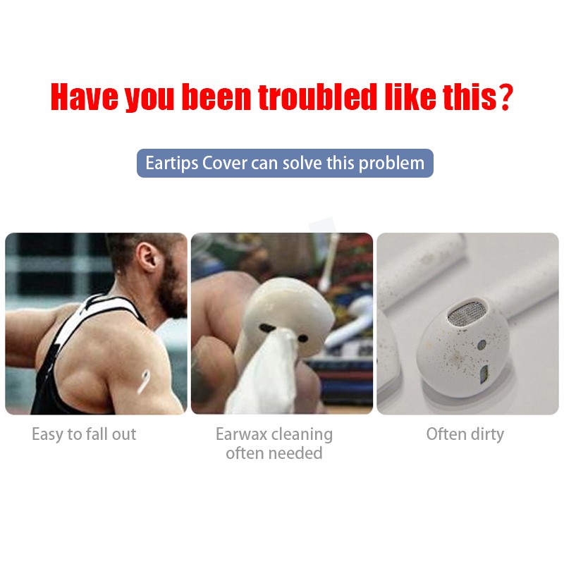 Bộ 2 Hộp Đựng Tai nghe không dây 1 Cặp Cho AirPods 1/2 Pro