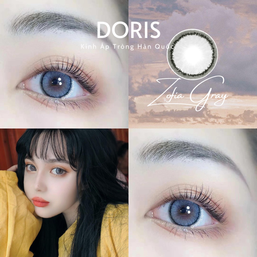 Kính Áp Tròng DORIS.LENS - Zofia Gray 14.3mm