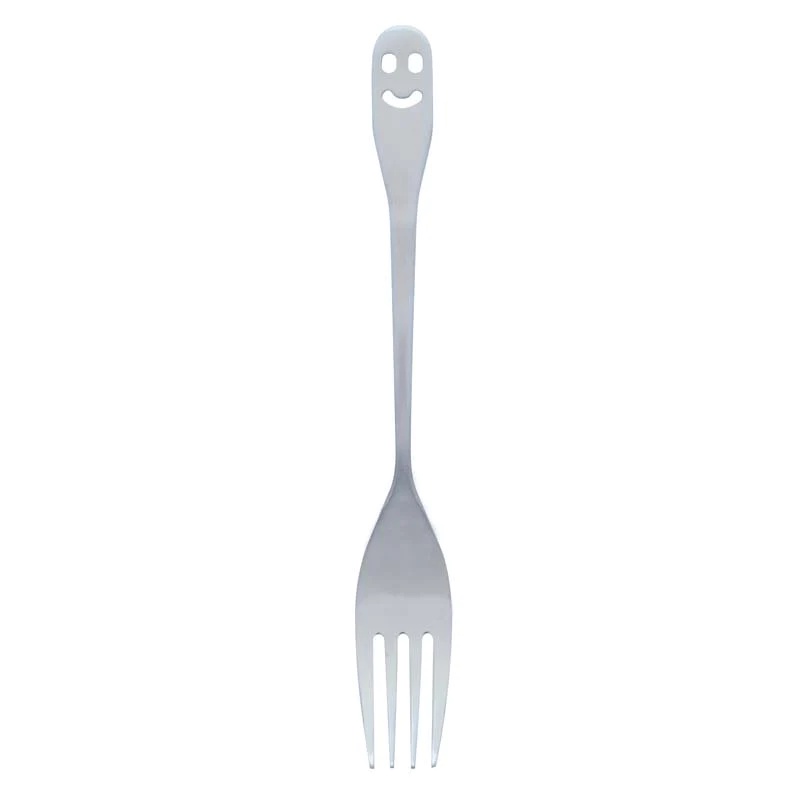 Daiso Nĩa Dessert Fork Cute Smiley