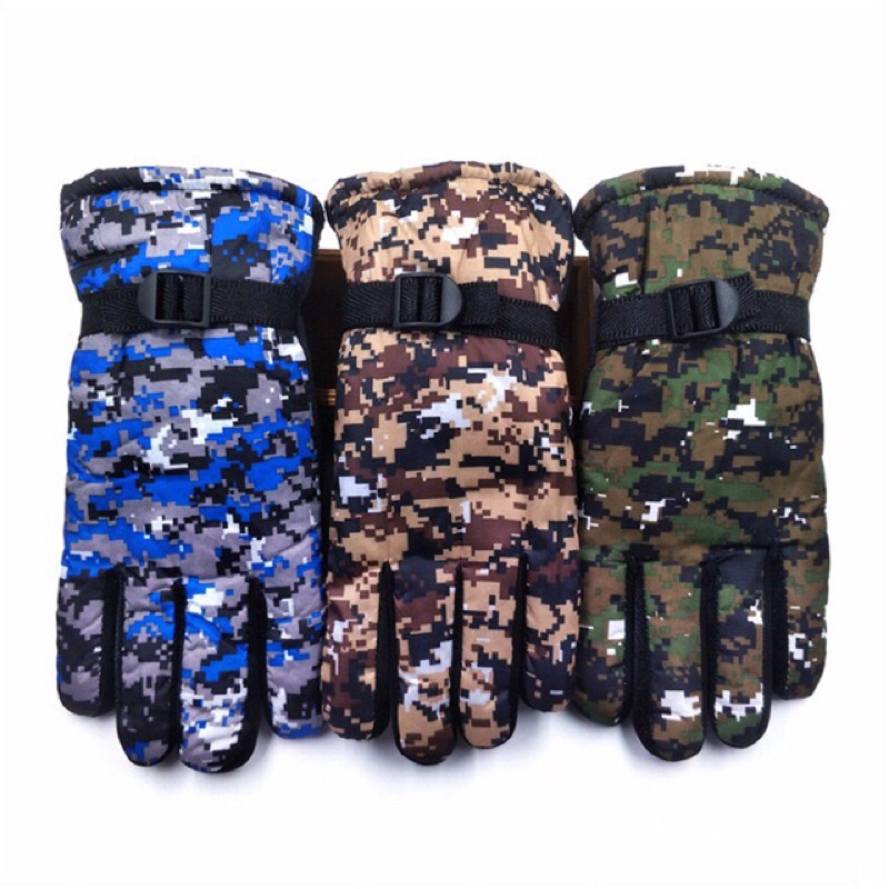 Găng/gang tay phao đi xe máy nam RẰN RI chống thấm nước/5 ngón