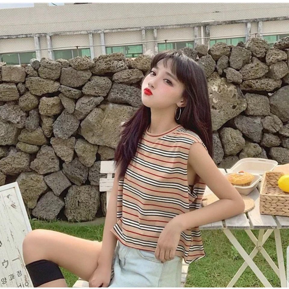 Áo tanktop kẻ hot(#304)