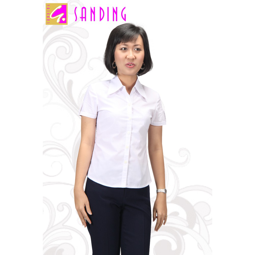 ÁO SƠ MI HỌC SINH NỮ LAI BẦU CẤP 3