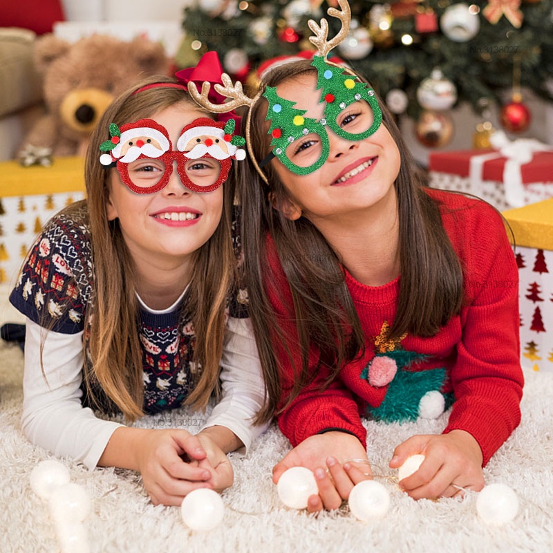 1 Mắt Kính Nhựa Hình Cây Thông Giáng Sinh / Nón / Trang Trí Tiệc Tùng / Giáng Sinh Nhiều Màu Sắc Phong Cách Ngẫu Nhiên