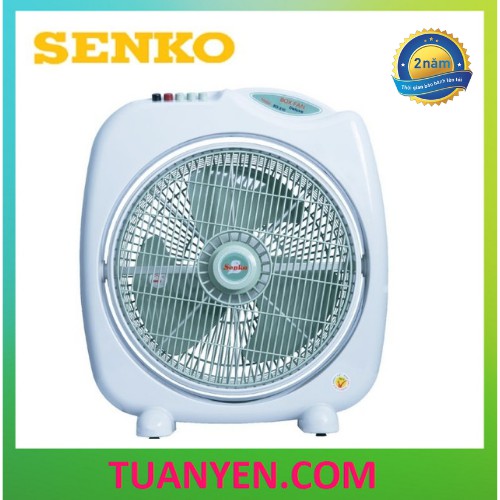 QUẠT HỘP CÓ QUAY, QUẠT BÀN ĐẢO SENKO BD1410 THAY MẪU BD 850 - Hàng Chính Hãng - BH 24 Tháng