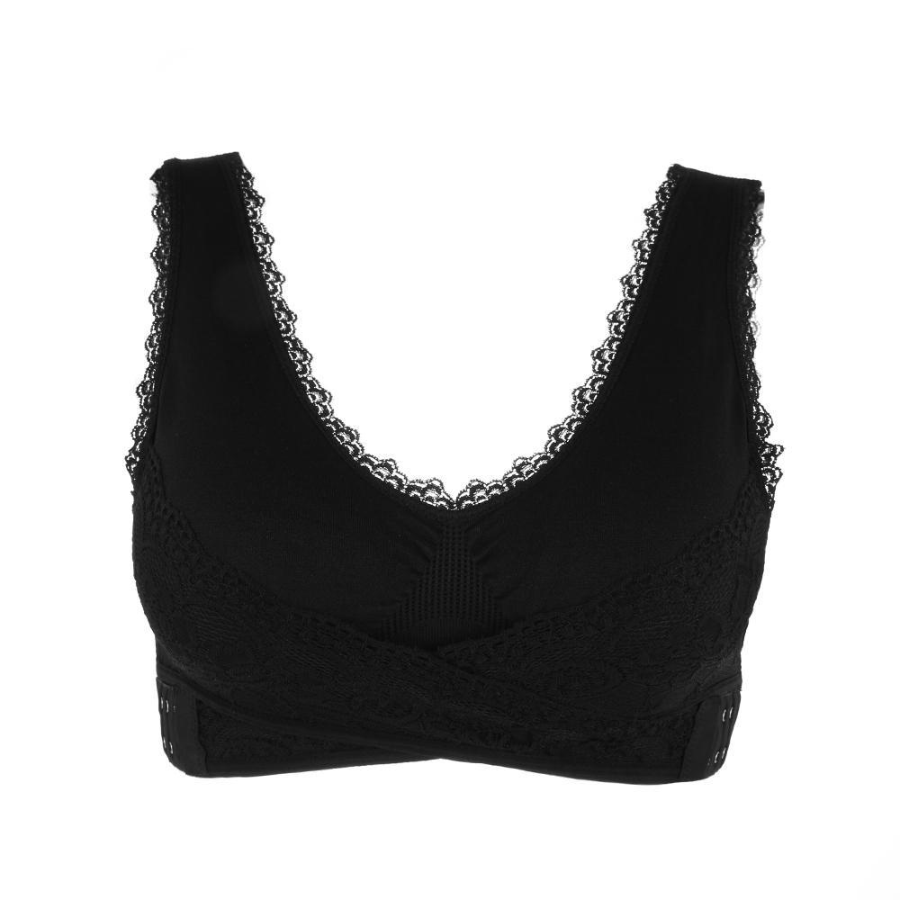 Áo Lót Ren Crop Top Không Đường May Thoáng Khí Gợi Cảm