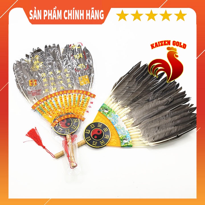 Quạt gia cát khổng minh, quạt âm dương phong thủy, quạt lông gà lông vũ, đồ đóng phim cổ trang