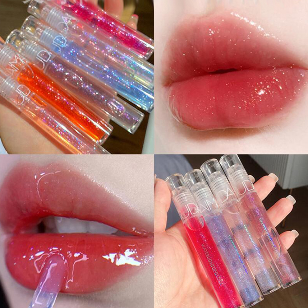 [Hàng mới về] Son bóng trong suốt giữ ẩm môi nhiều màu sắc tùy chọn