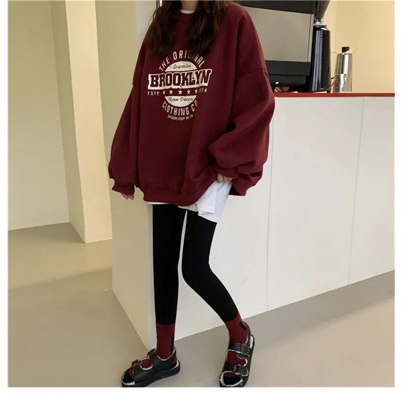 Áo Hoodie Dáng Rộng Phong Cách Retro Thời Trang Xuân Thu Cho Nữ | BigBuy360 - bigbuy360.vn