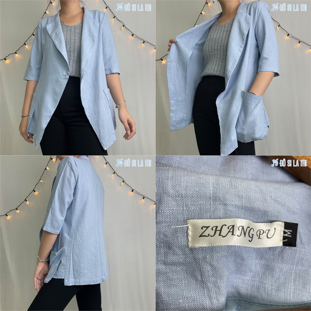 Áo Blazer Tay Ngắn Vintage Secondhand | Nhiều Mẫu | Số Đo Ở Phần Mô Tả | Đô Si La Mi | | BigBuy360 - bigbuy360.vn