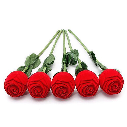 Hộp Đựng Trang Sức Hình Hoa Hồng Lãng Mạn