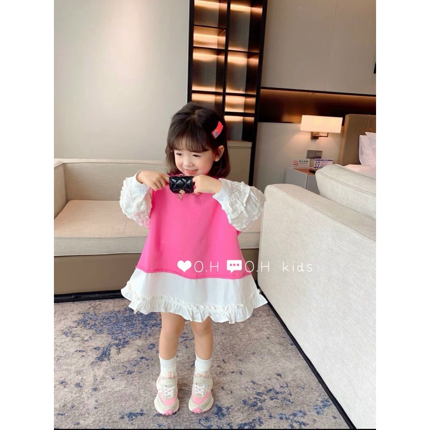 váy phốí bèo cho bé