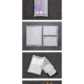 [SỈ]Túi khóa zip không thấm nước đựng đồ làm từ polyester lụa mờ S29.25-T62019