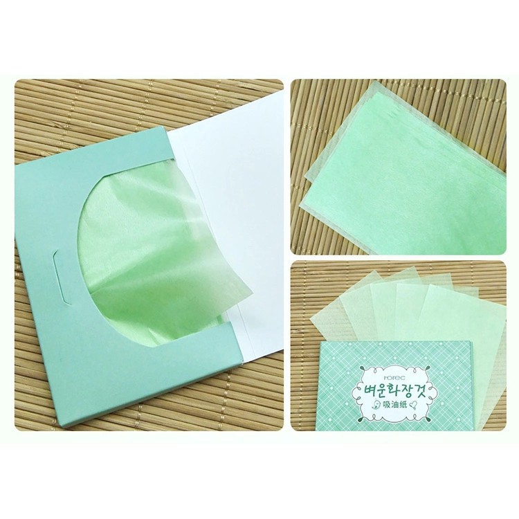 [Hàng mới về] Set 100 Giấy Thấm Dầu Làm Sạch Mụn Đầu Đen Rorec Tiện Dụng | BigBuy360 - bigbuy360.vn