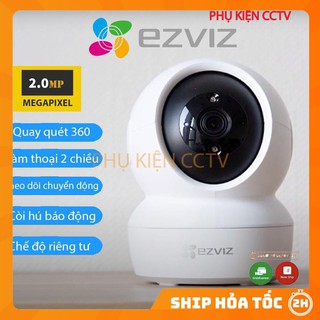 Camera Wifi Ezviz C6N (CS-CV246) 1080P 2Mp - Camera Không Dây, Xoay 360, Đàm Thoại 2 Chiều