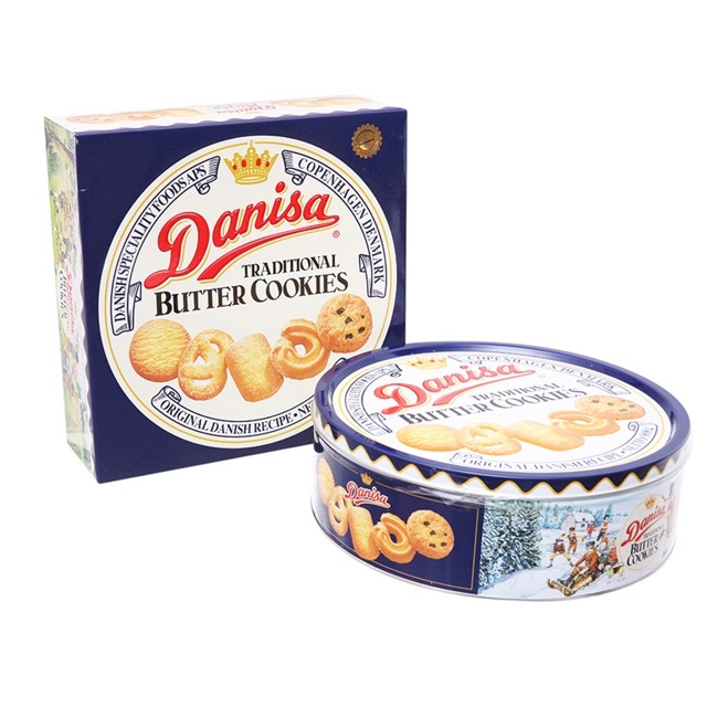 Bánh quy Danisa Butter Cookies Traditional hộp 681gr