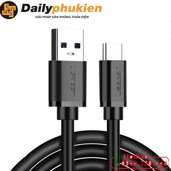 Cáp USB Type C to USB 3.0 Ugreen 20883 dài 1,5m chính hãng dailyphukien