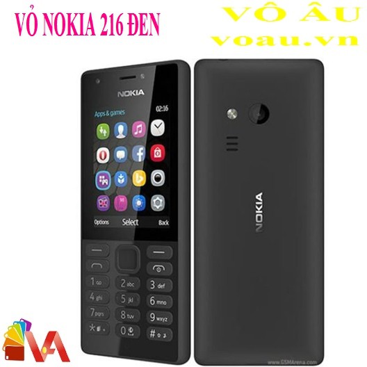 VỎ NOKIA 216 MÀU ĐEN ZIN
