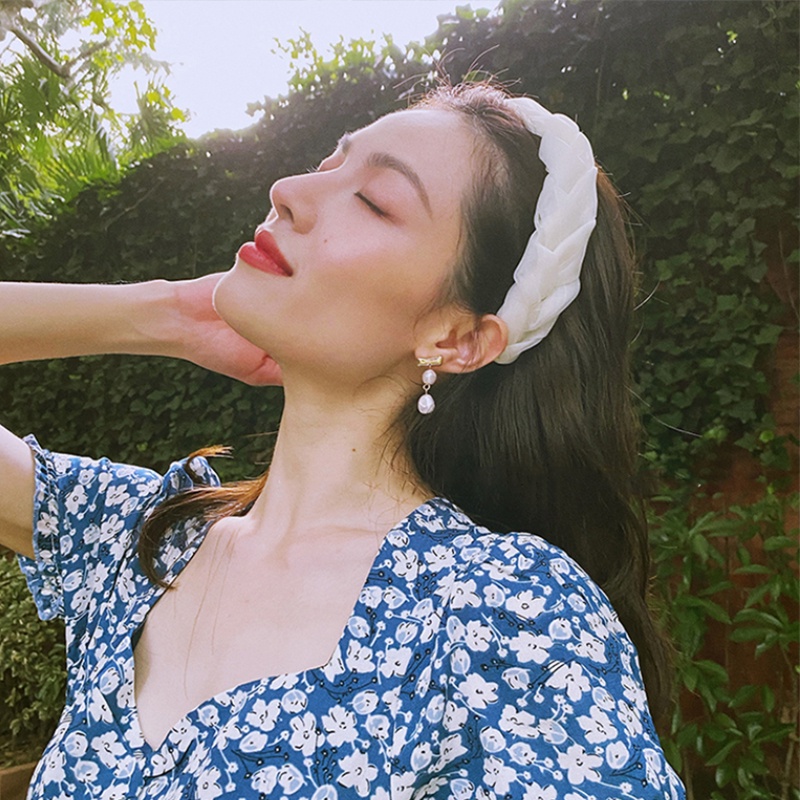 Băng đô cài tóc bản rộng kiểu Hàn Quốc thời trang cho nữ