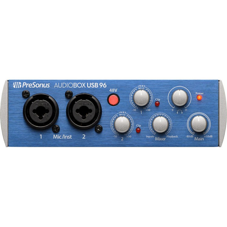 Card âm thanh PreSonus AudioBox 96 USB 2.0 Audio Recording Interface