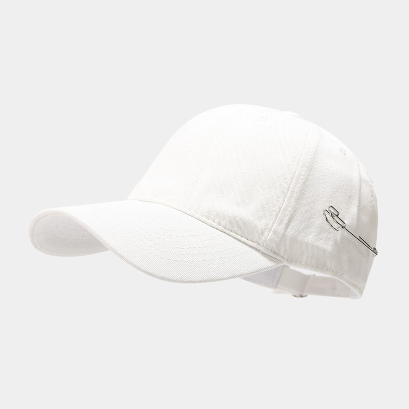 Mũ Lưỡi Trai Chất Liệu Cotton Màu Sắc Đơn Giản Phong Cách Hip Hop Thời Trang Cho Nam Và Nữ