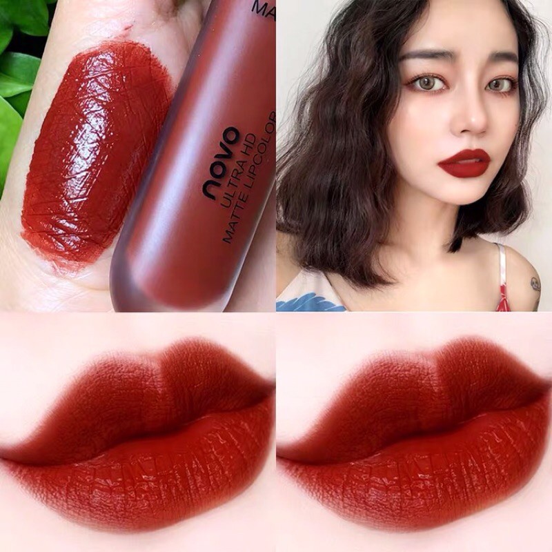 Son kem lì Novo Big Ultra HD Matte Lip bền màu chống trôi NBU8