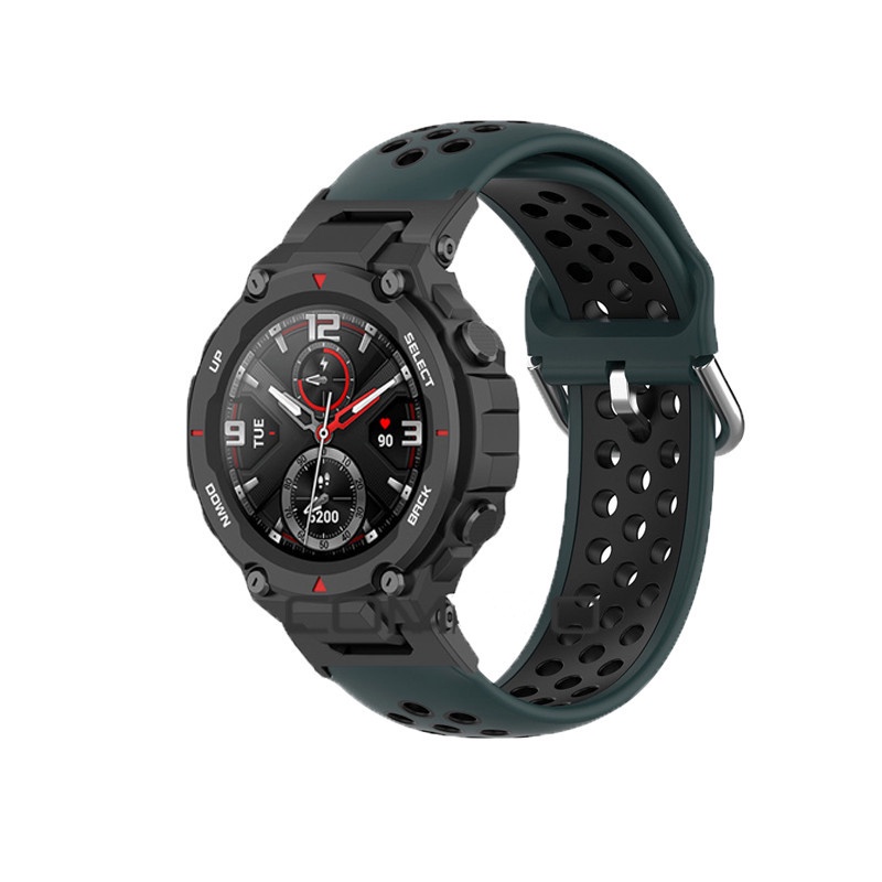 Dây đeo đồng hồ silicon thoáng khí thay thế cho Amazfit T-Rex Pro