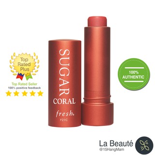 Son Dưỡng Fresh Có Màu - Fresh Sugar Coral Lip Treatment Spf 15  [4,3gr]