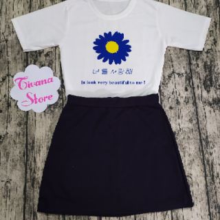 [SIÊU HOT] SET VÁY ÁO HOA CÚC