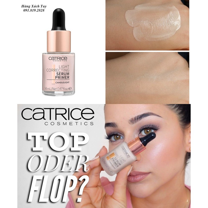 Kem Lót dạng serum CATRICE Light Correcting Primer