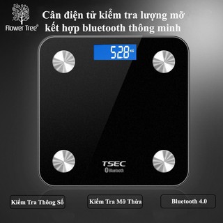 Cân điện tử thông minh phân tích lượng mỡ cơ thể kết nối bluetooth