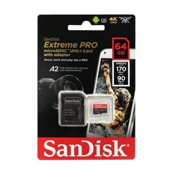 Thẻ Nhớ Sandisk Extreme Pro-microsdxc 64gb Chính Hãng (sdsqxcy-064g-gn6ma) | BigBuy360 - bigbuy360.vn