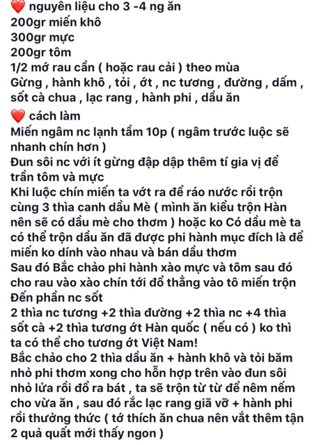 Miến Hàn Quốc NongWoo gói 1KG