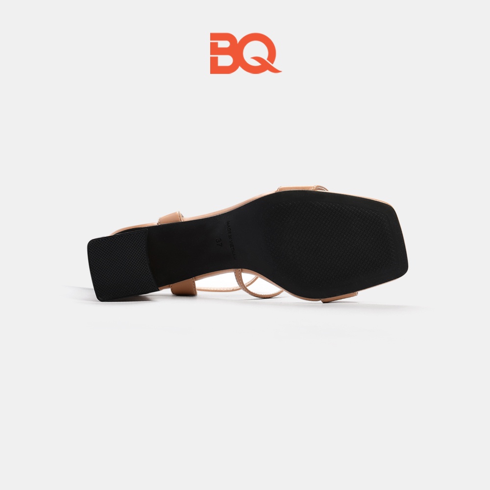 Giày sandal cao gót nữ quai mảnh đế vuông 5 phân Gi BQ072