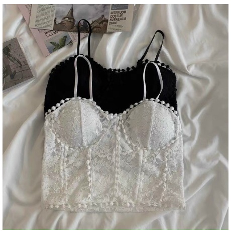 Áo bra hai dây cúp ngực sexxy, Áo lót kiểu đính viền 2 dây AS1873