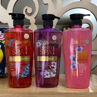 Sữa tắm hạt massage cao cấp shena 750ml - malaysia