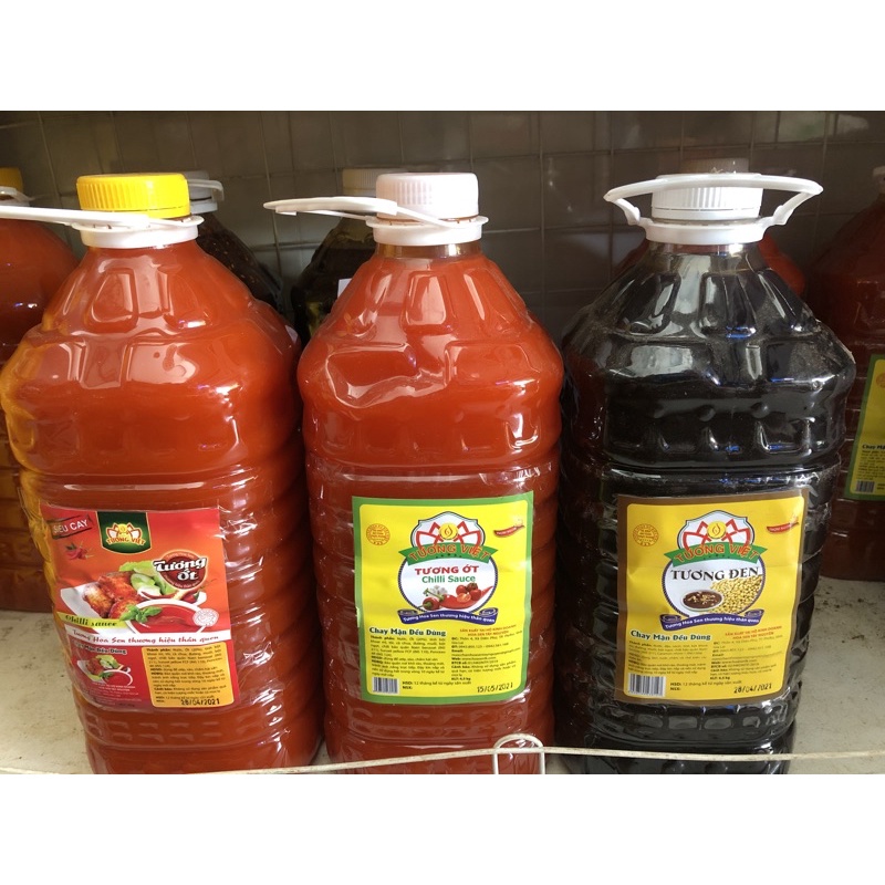 Tương ớt , tương đen 5kg